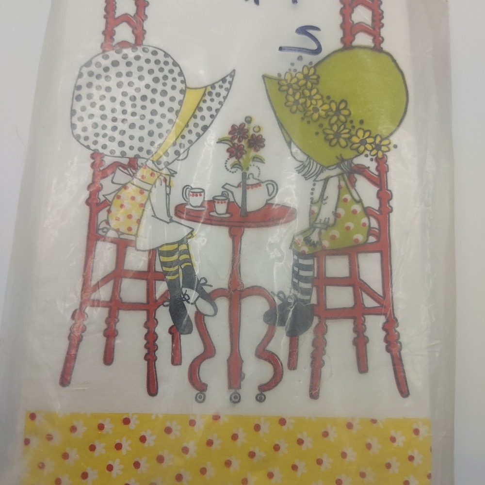 Vintage American Greetings Facial Guest Towels Paper Tea Party Made In USA.‎ Nos